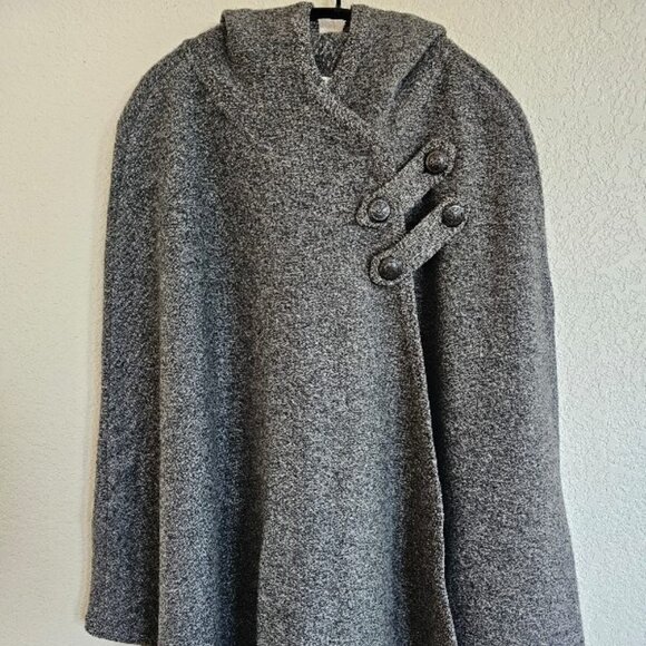 Pendleton Women's Cape, Grey, Lamb's Wool, M/L - Picture 1 of 6